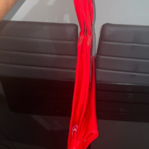 Medium Red Patent Telfar Bag - Picture 5 of 10